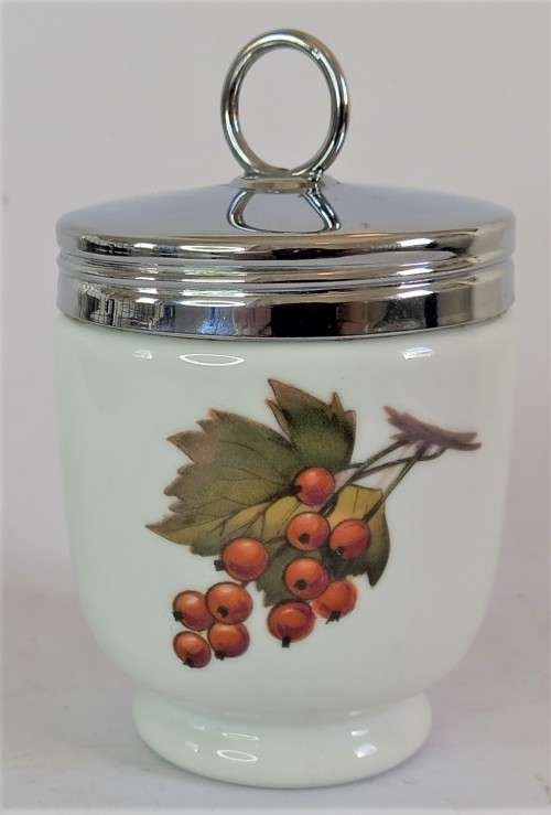 Royal Worcester Large `Evesham` Egg Coddler (2 available)