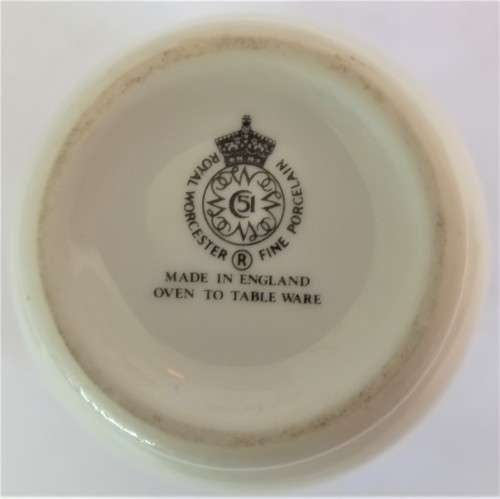 Royal Worcester Large `Evesham` Egg Coddler (2 available)