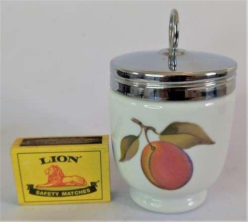 Royal Worcester Large `Evesham` Egg Coddler (2 available)