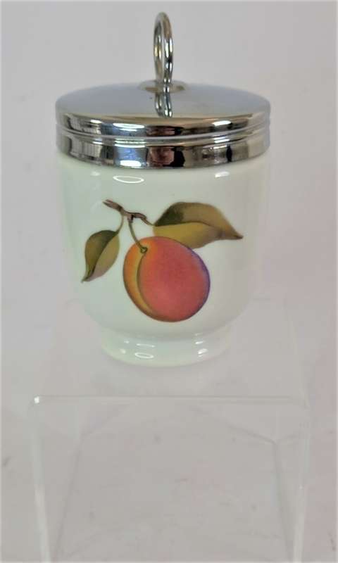 Royal Worcester Large `Evesham` Egg Coddler (2 available)