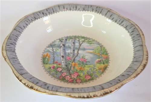 Large Royal Albert `Silver Birch` Bowl