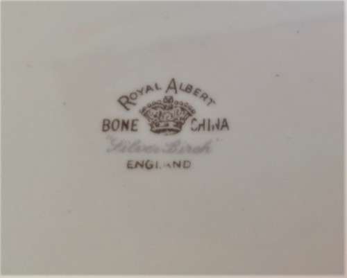 Large Royal Albert `Silver Birch` Bowl