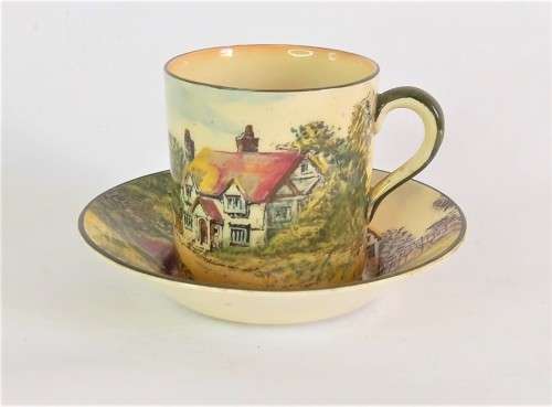 Royal Doulton `Country Cottage` Coffee Duo (4 available)
