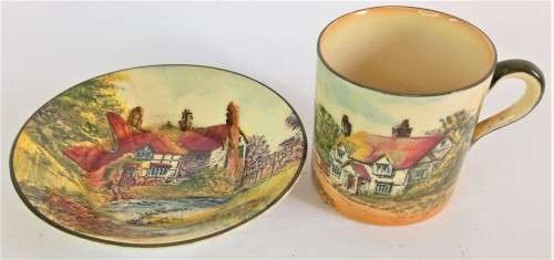Royal Doulton `Country Cottage` Coffee Duo (4 available)