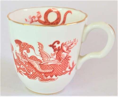 Royal Worcester `Chinese Dragon` Coffee Duo (2 available)