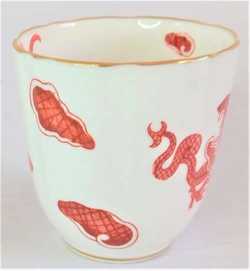Royal Worcester `Chinese Dragon` Coffee Duo (2 available)
