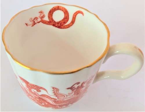 Royal Worcester `Chinese Dragon` Coffee Duo (2 available)