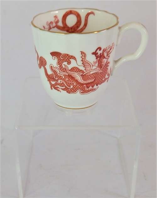 Royal Worcester `Chinese Dragon` Coffee Duo (2 available)