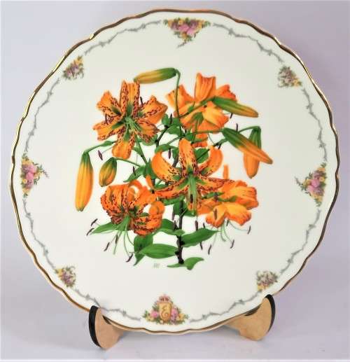 LE Royal Albert `Tiger Lily` Display Plate