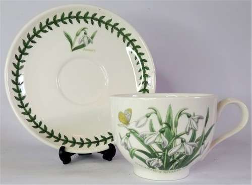 Portmeirion `Snowdrop` Tea Duo