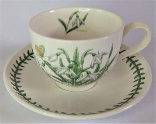 Portmeirion `Snowdrop` Tea Duo