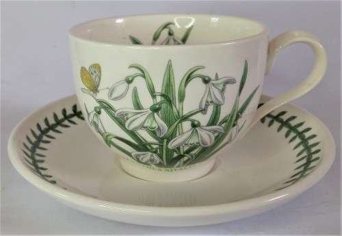 Portmeirion `Snowdrop` Tea Duo