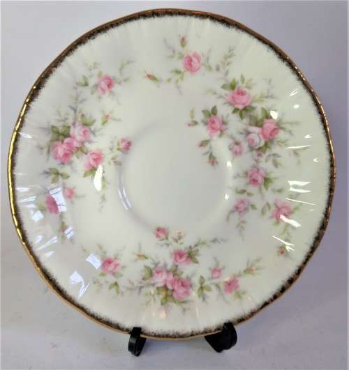 Royal Albert `Victoriana Rose` Replacement Saucer
