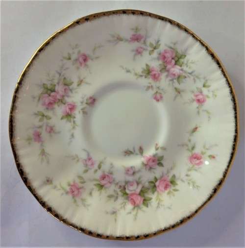 Royal Albert `Victoriana Rose` Replacement Saucer