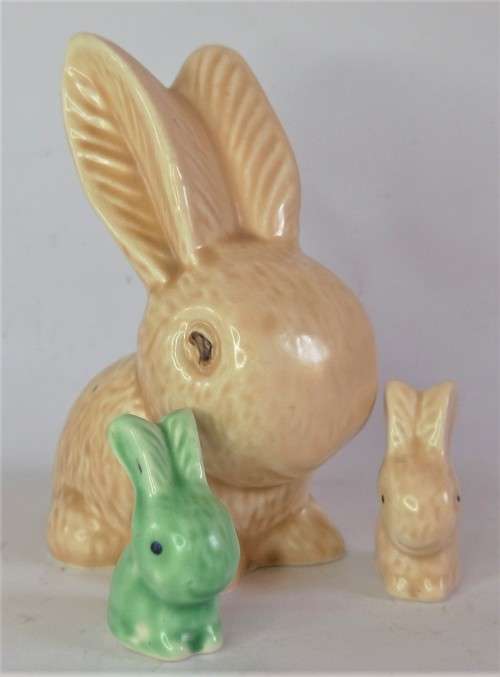 Sylvac Rabbit Family (3 pcs)