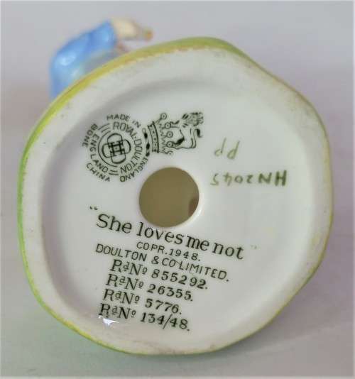 Royal Doulton `She Loves Me Not` Figurine HN2045