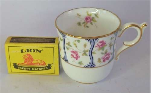 Coalport `Trellis Rose` Coffee Duo (2 available)
