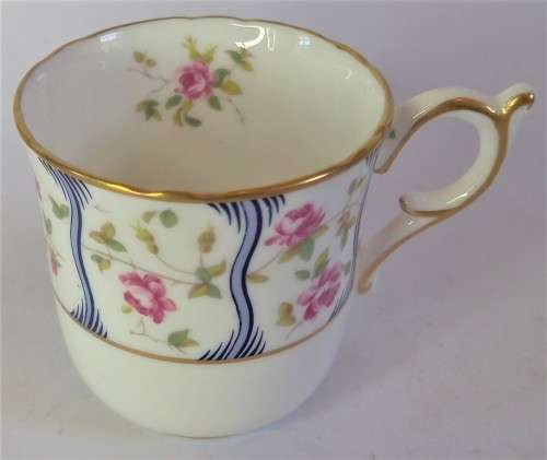 Coalport `Trellis Rose` Coffee Duo (2 available)