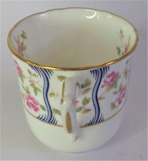 Coalport `Trellis Rose` Coffee Duo (2 available)
