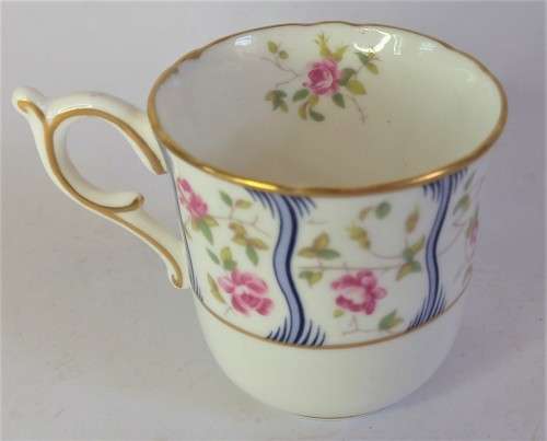 Coalport `Trellis Rose` Coffee Duo (2 available)