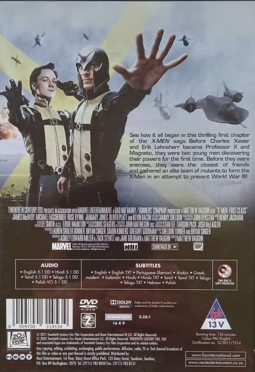X-Men First Class (DVD)