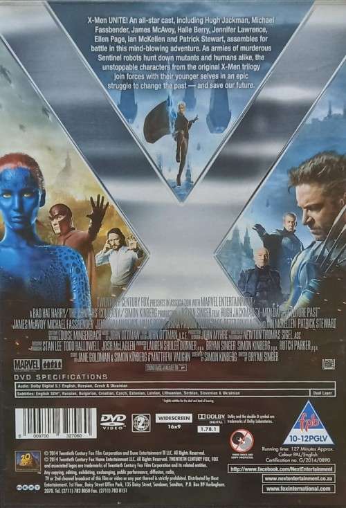 X-Men Days of Future Past (DVD)