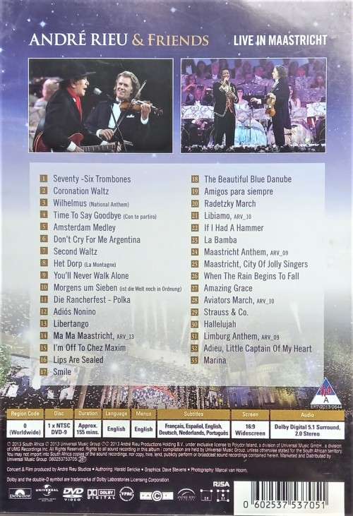 Andre Rieu & Friends Live in Maastricht (DVD)