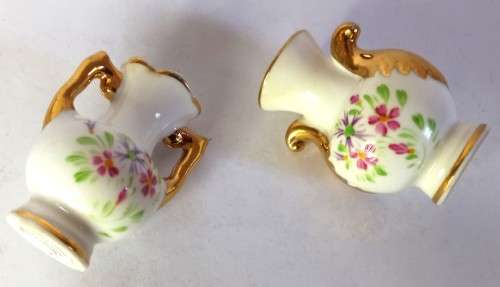 2 x Arthur Bowker Miniature Vases