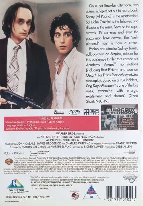 Dog Day Afternoon (DVD)