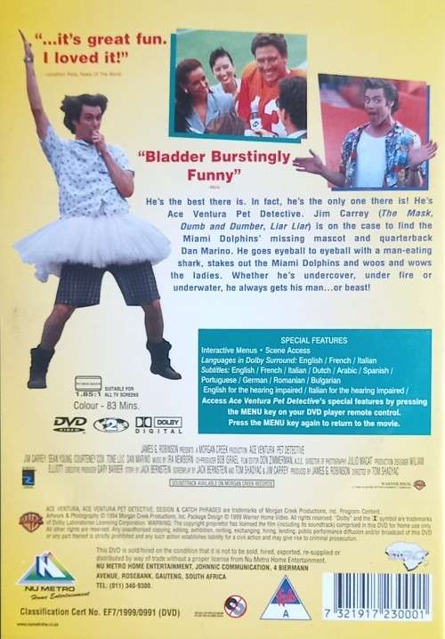 Ace Ventura Pet Detective (DVD)
