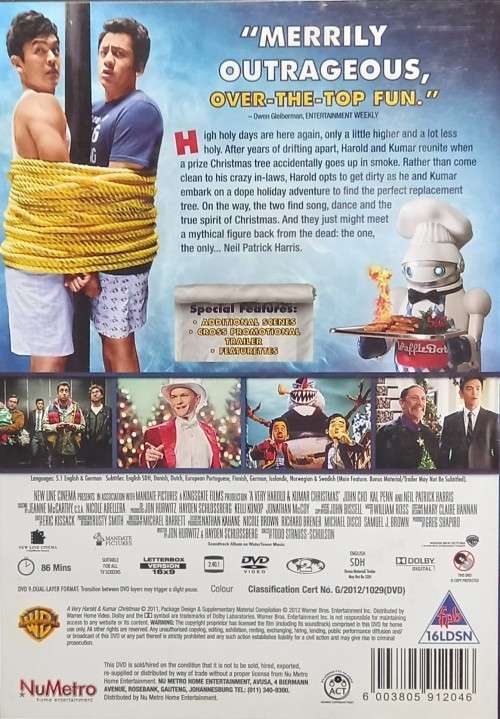 A Very Harold & Kumar Christmas (DVD)