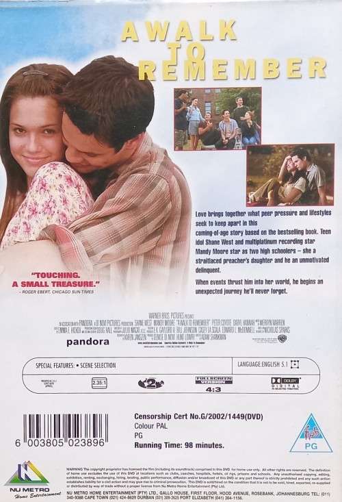 A Walk to Remember (DVD)