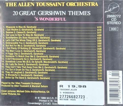 20 Great Gershwin Themes (CD)