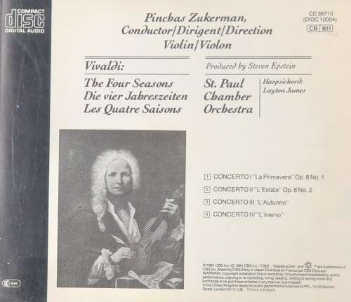 Vivaldi: Four Seasons (Zukerman)