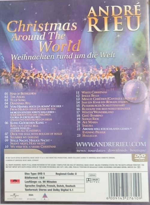 Andre Rieu Christmas around the World (DVD)