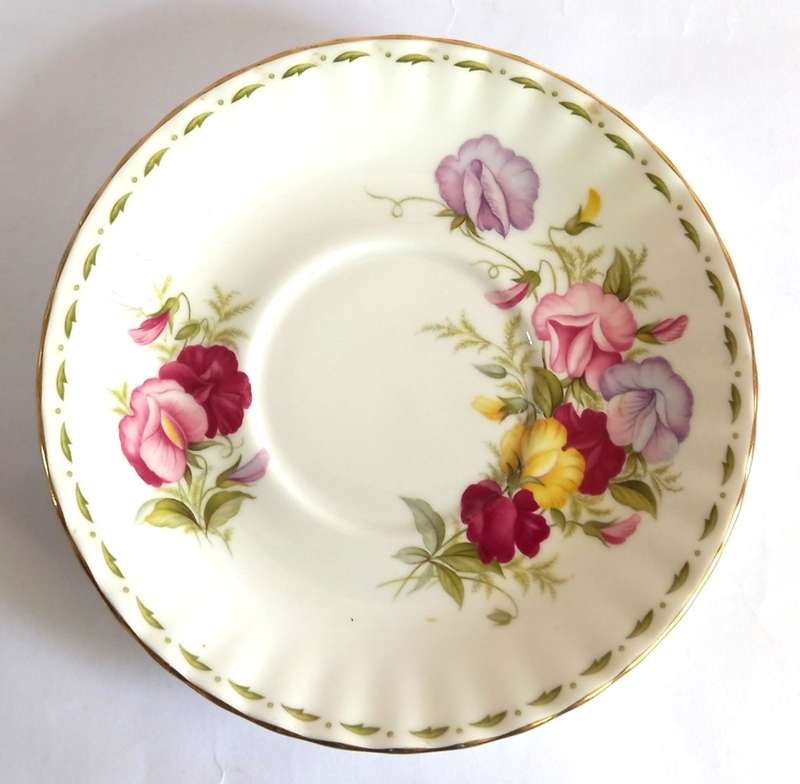 Royal Albert `Flowers of the Month - April` Breakfast Saucer !!READ!!