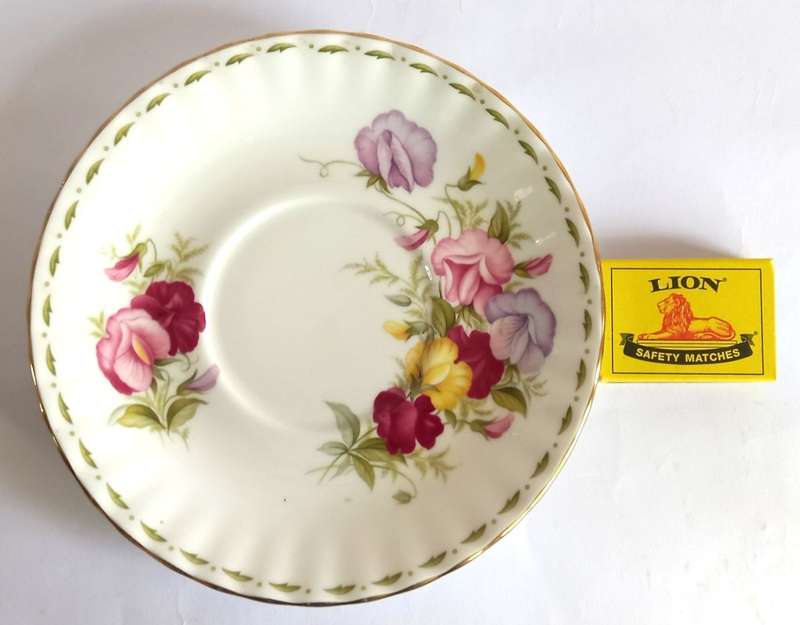 Royal Albert `Flowers of the Month - April` Breakfast Saucer !!READ!!