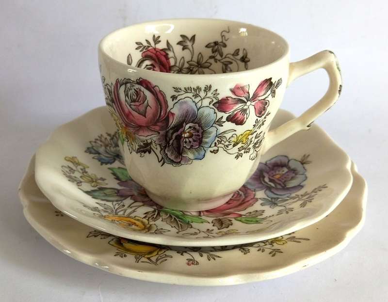 Johnson Bros. `Sheraton` Tea Trio