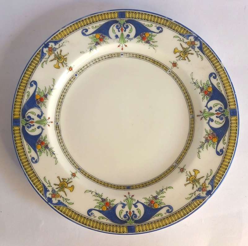 Royal Worcester `Bordeaux` Tea Trio *VERY RARE*