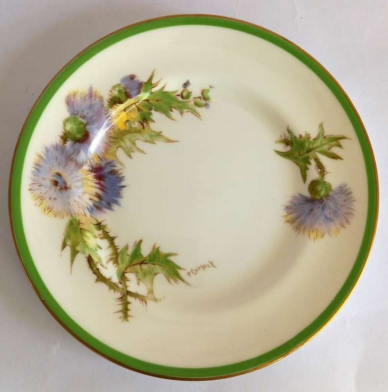 Royal Doulton `Glamis Thistle` Trio (2 available)