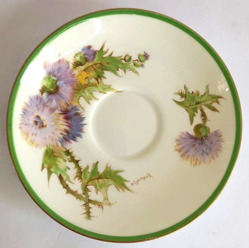 Royal Doulton `Glamis Thistle` Trio (2 available)