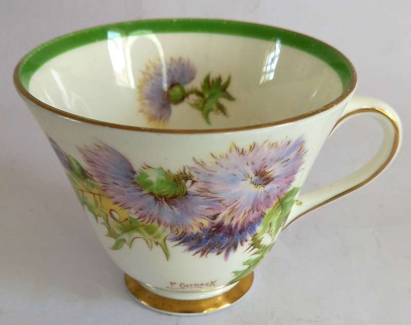 Royal Doulton `Glamis Thistle` Trio (2 available)