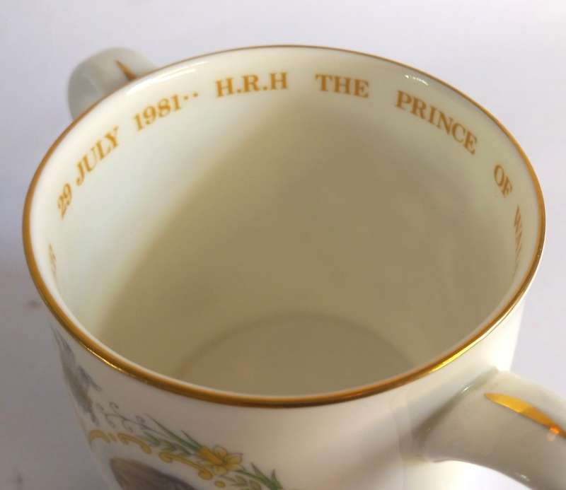 Crown Staffordshire `Royal Wedding` Loving Cup