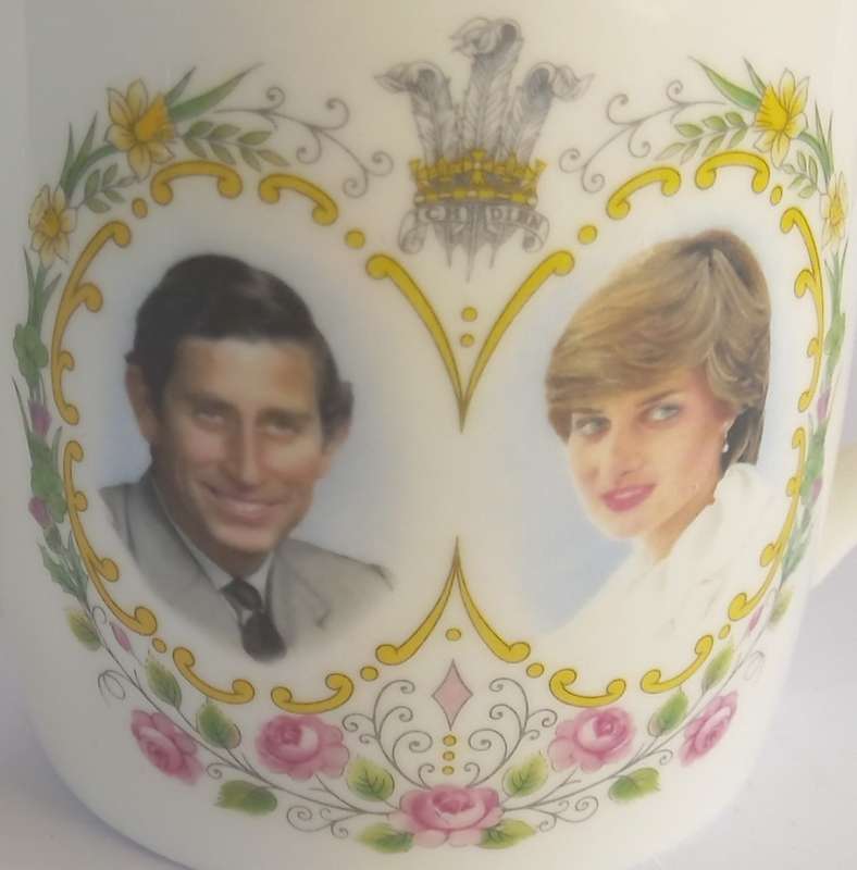 Crown Staffordshire `Royal Wedding` Loving Cup