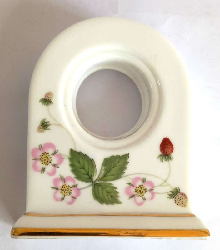 Wedgwood `Wild Strawberry` Porcelain Clock *RARE*