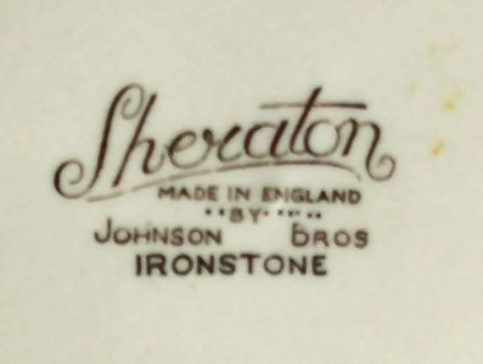 Johnson Bros. `Sheraton` Tea Trio