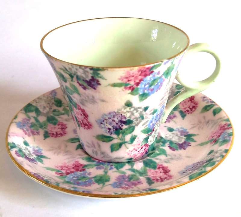 Shelley `Summer Glory` Demitasse Duo