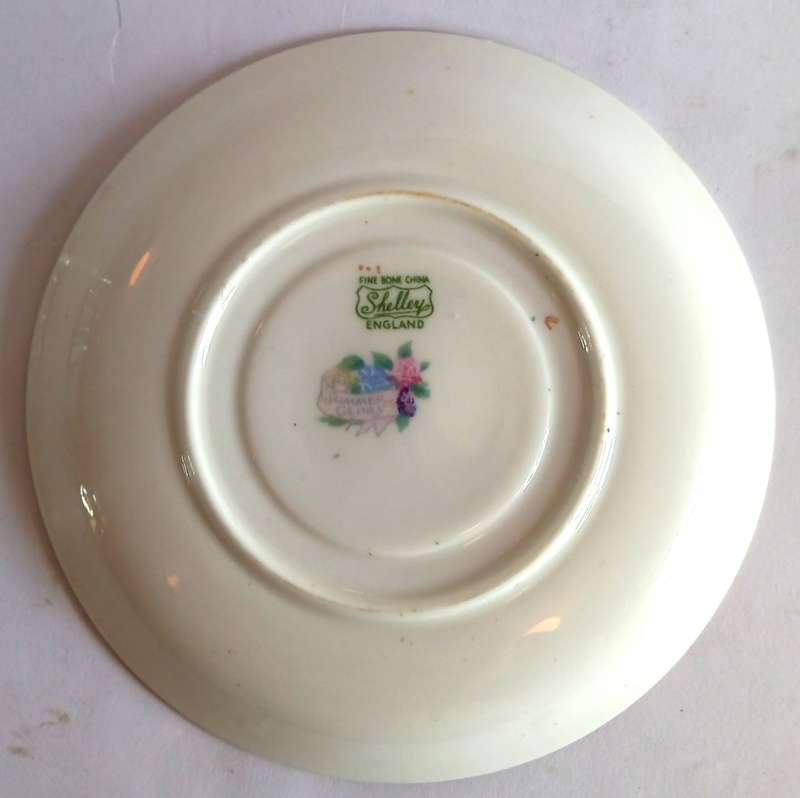 Shelley `Summer Glory` Demitasse Duo
