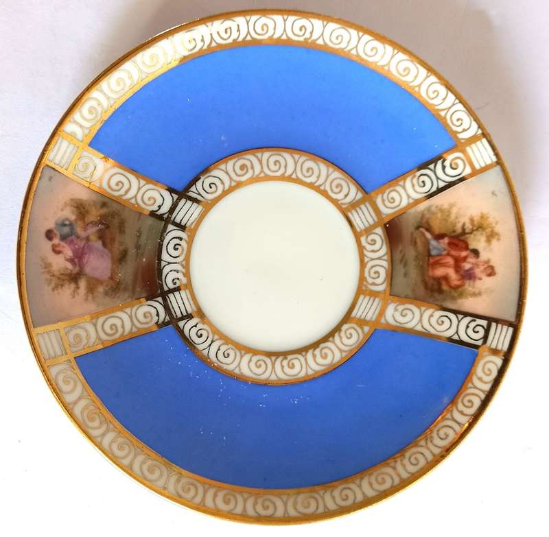 Czechoslovakian FSK Demitasse Tea Duo
