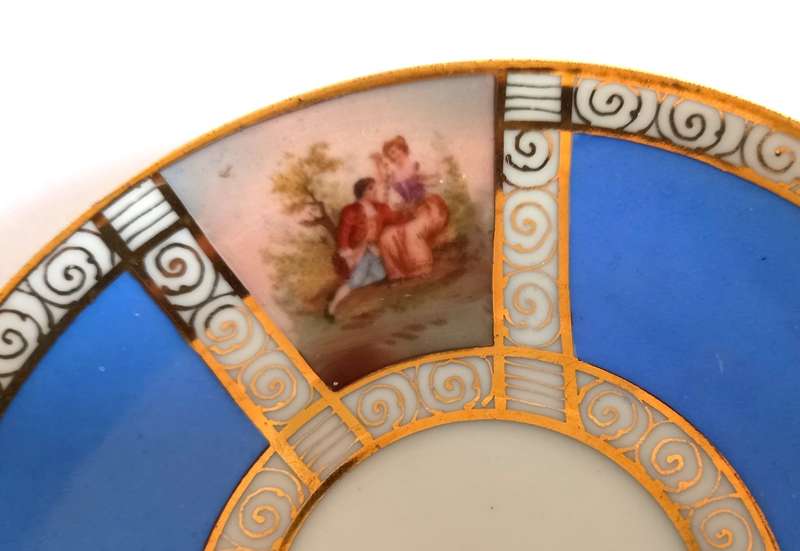 Czechoslovakian FSK Demitasse Tea Duo